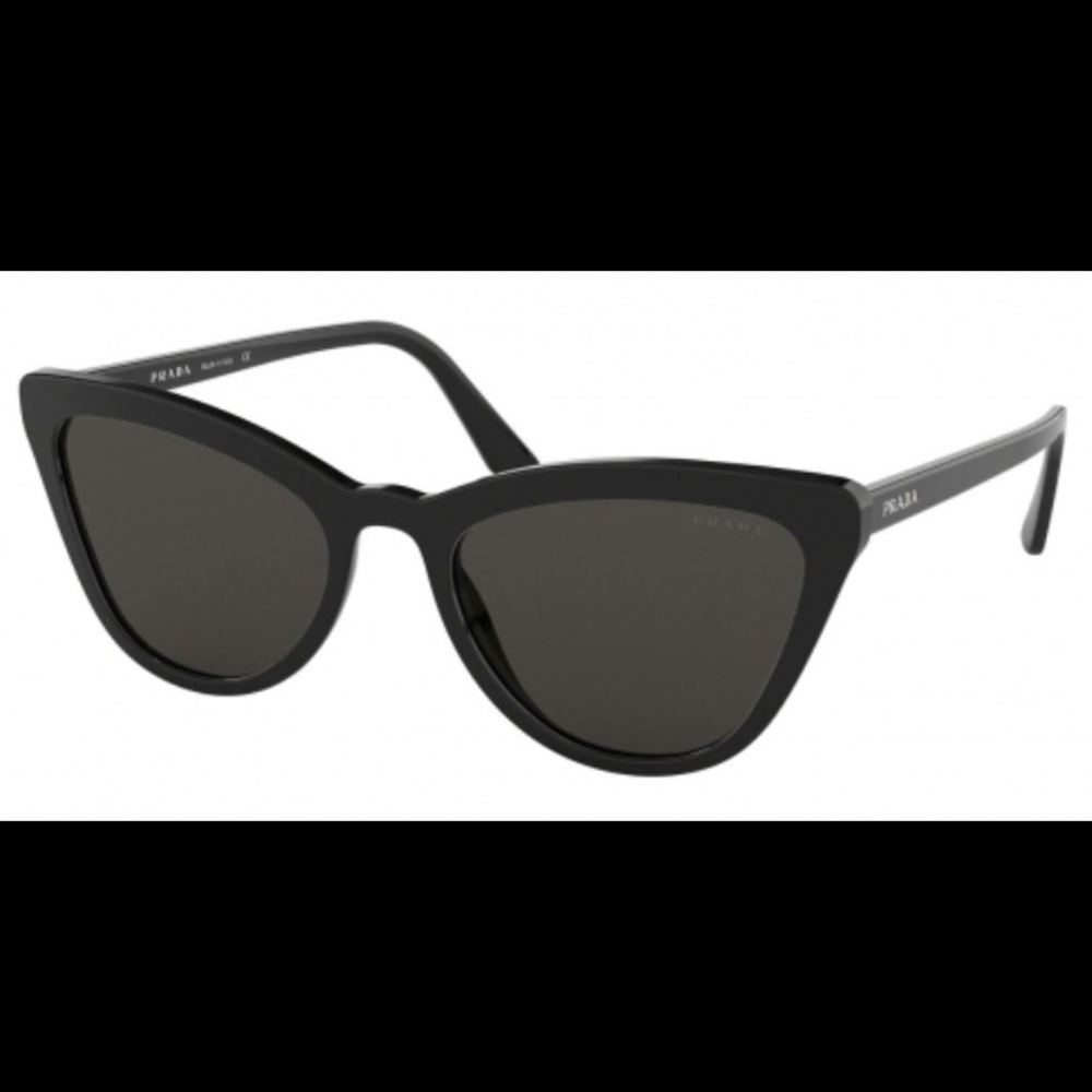 Authentic Prada 56MM Cat Eye Sunglasses Black